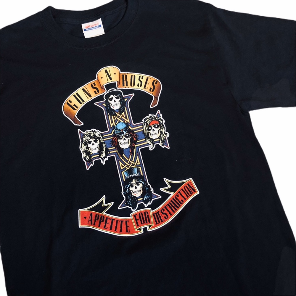 Retro Guns N Roses Band T-Shirt